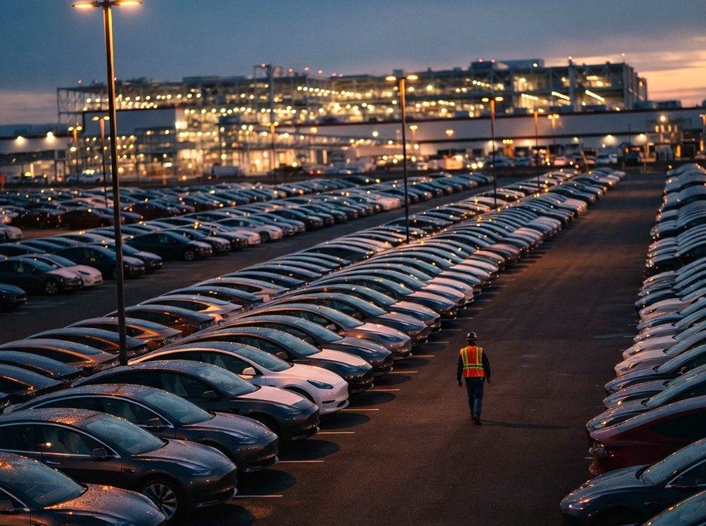 Tesla beat delivery estimates with over 480,000 EVs shipped, yet shares sank 7.49 percent.
