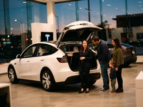 Tesla (TSLA) Launches Six Seat Model Y L in US