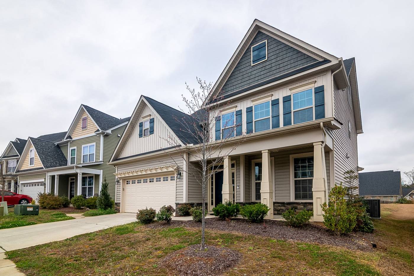 Suburban single family homes