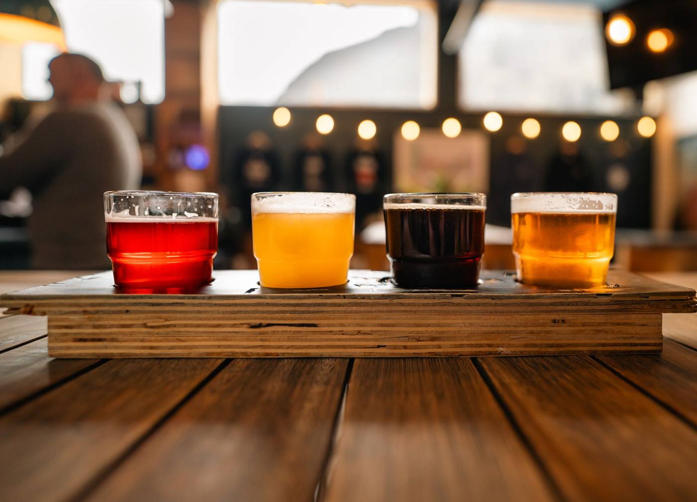 Craft brewery taproom