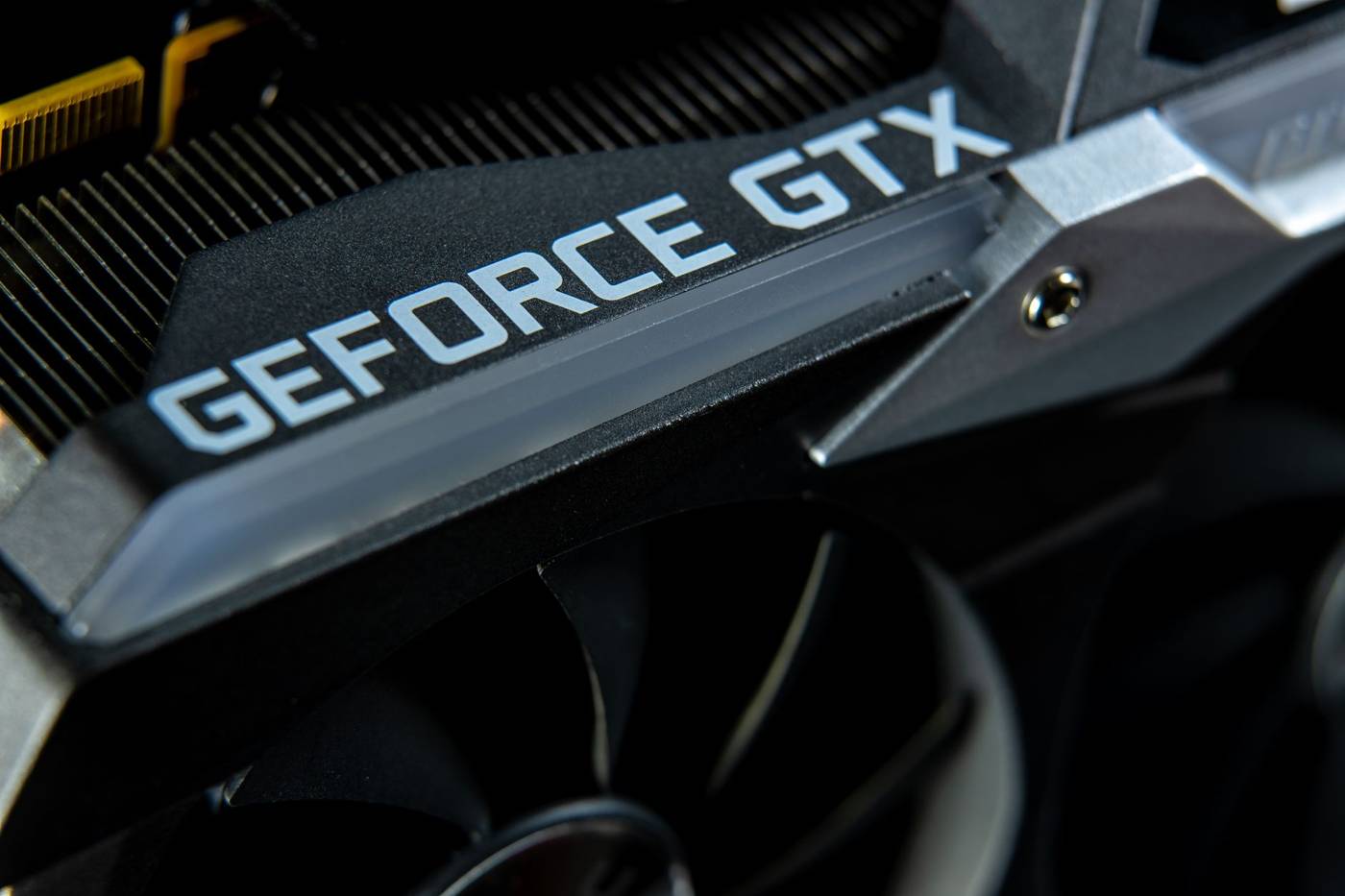 Nvidia gpu chip close-up