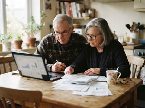 Net Worth Shapes Retirees' Financial Outlook